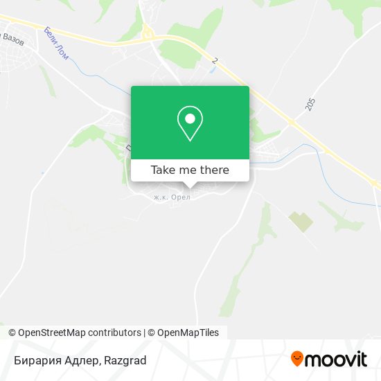 Бирария Адлер map