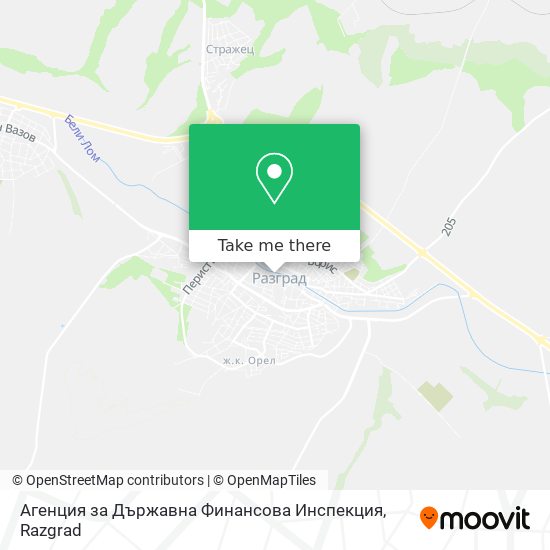 Карта Агенция за Държавна Финансова Инспекция