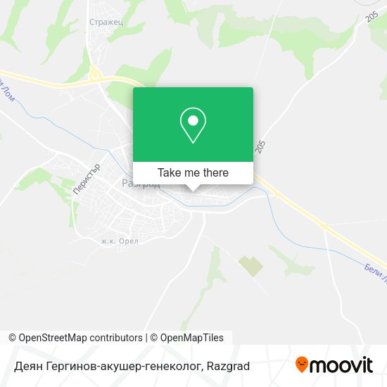 Деян Гергинов-акушер-генеколог map