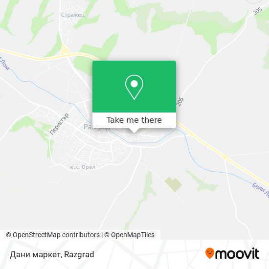 Дани маркет map