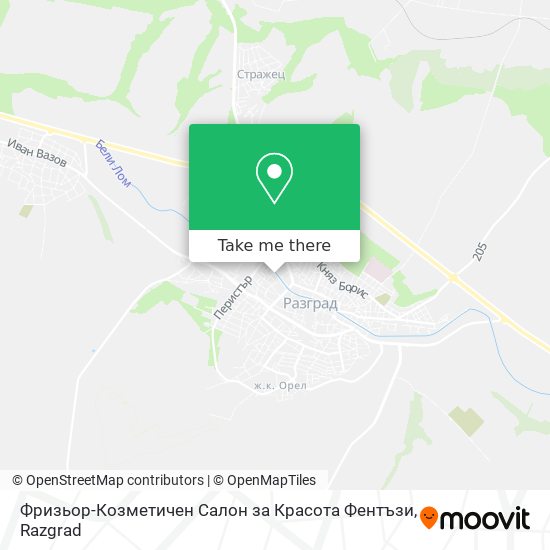 Фризьор-Козметичен Салон за Красота Фентъзи map