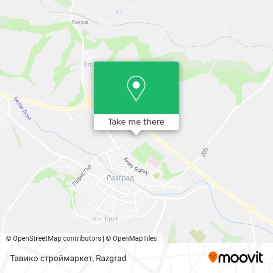 Тавико строймаркет map