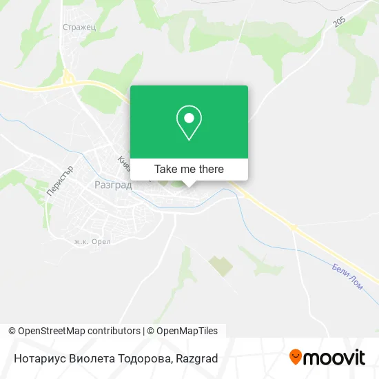 Карта Нотариус Виолета Тодорова