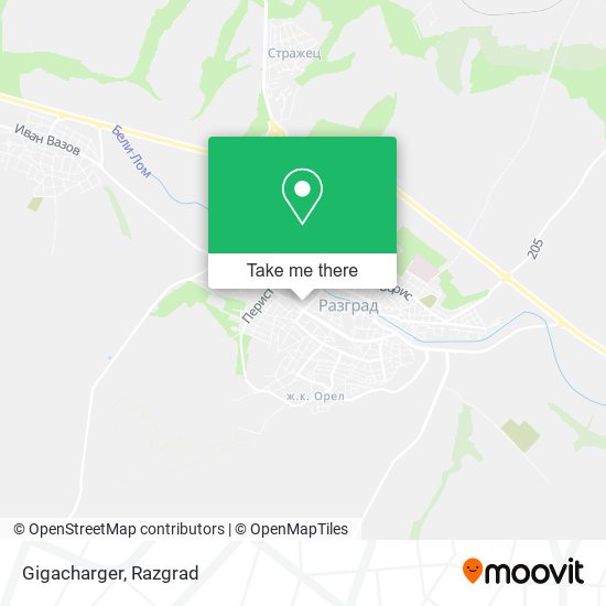 Gigacharger map