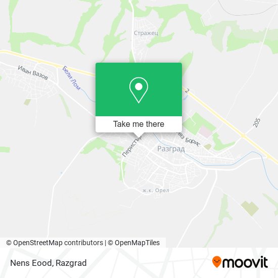 Nens Eood map
