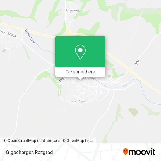 Gigacharger map