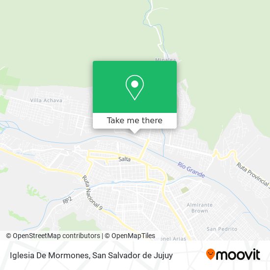 Iglesia De Mormones map