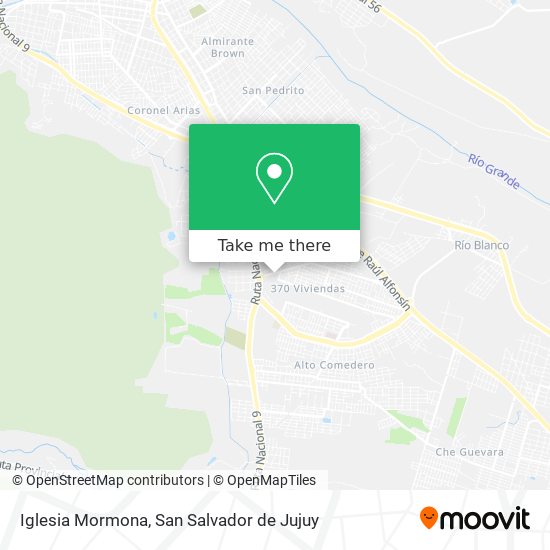 Mapa de Iglesia Mormona