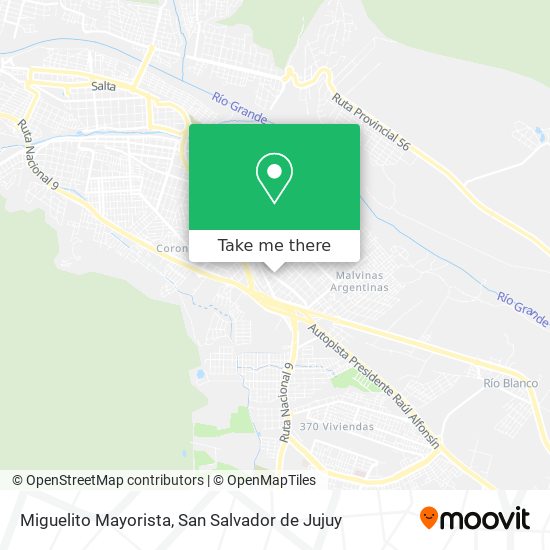 Mapa de Miguelito Mayorista