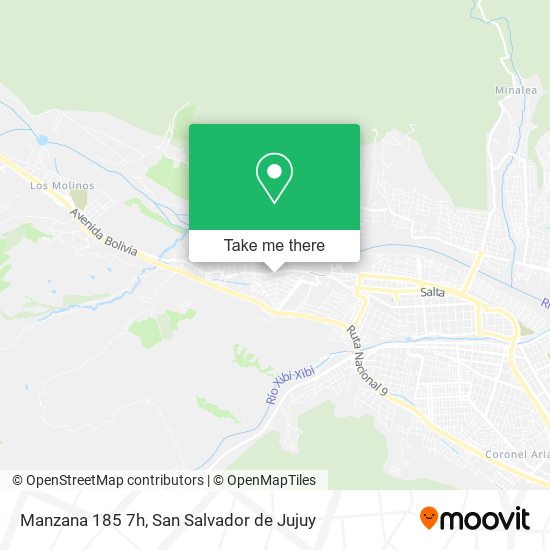 Mapa de Manzana 185 7h