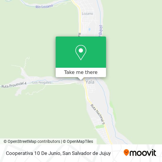 Mapa de Cooperativa 10 De Junio