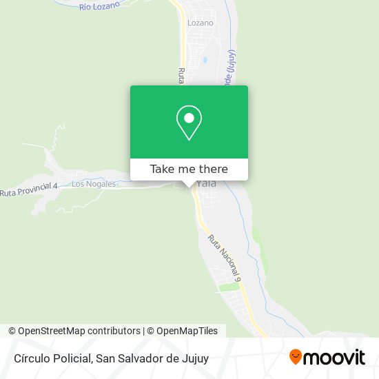 Mapa de Círculo Policial