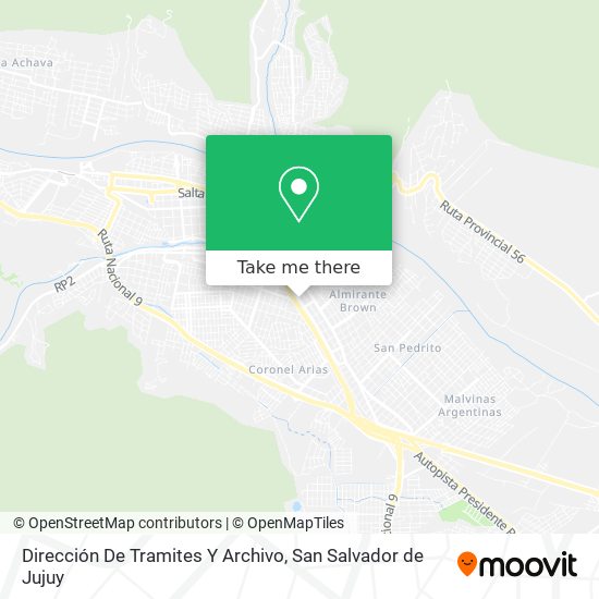 Dirección De Tramites Y Archivo map