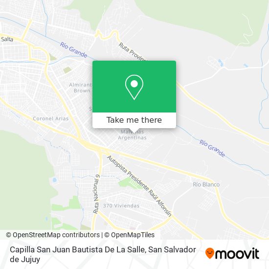 Capilla San Juan Bautista De La Salle map