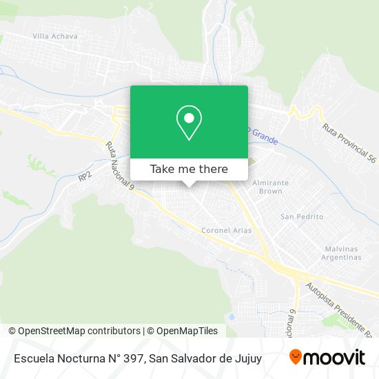 Escuela Nocturna N° 397 map