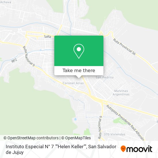 Instituto Especial N° 7 ""Helen Keller"" map