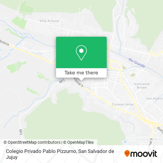 Mapa de Colegio Privado Pablo Pizzurno