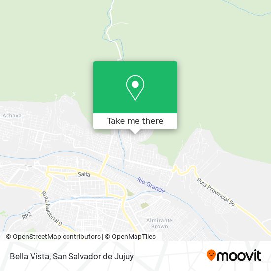 Bella Vista map