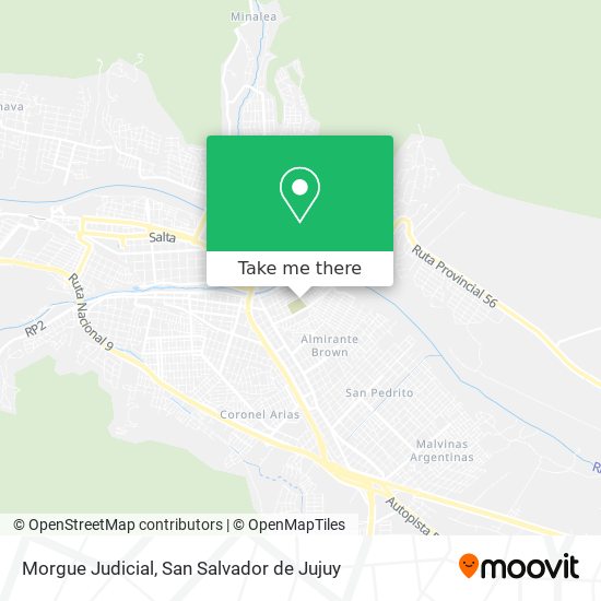 Mapa de Morgue Judicial