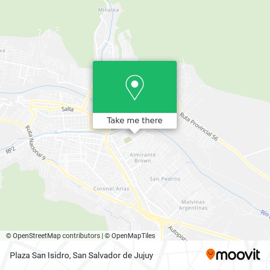 Plaza San Isidro map