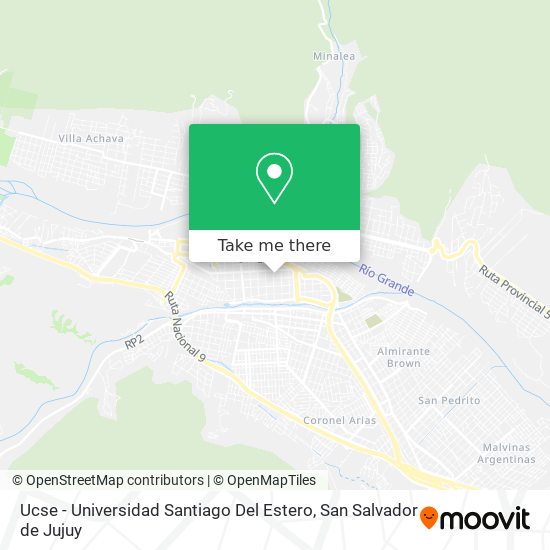 Ucse - Universidad Santiago Del Estero map