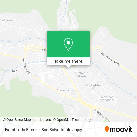 Fiambrería Firenze map