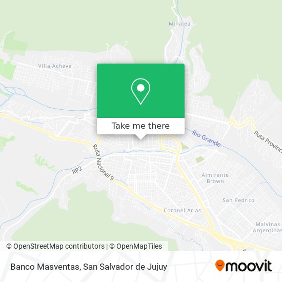 Banco Masventas map
