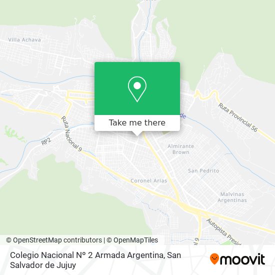 Colegio Nacional Nº 2 Armada Argentina map