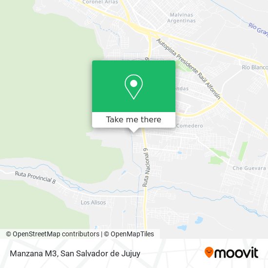 Manzana M3 map