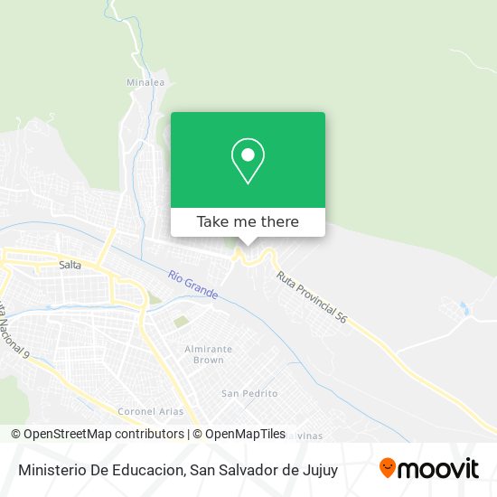 Ministerio De Educacion map