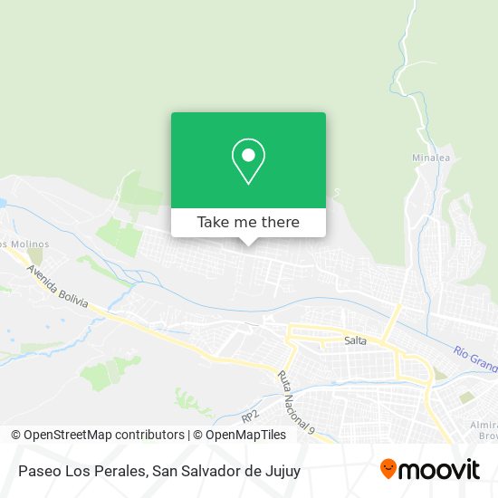 Paseo Los Perales map