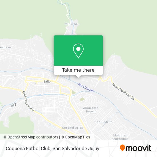 Coquena Futbol Club map