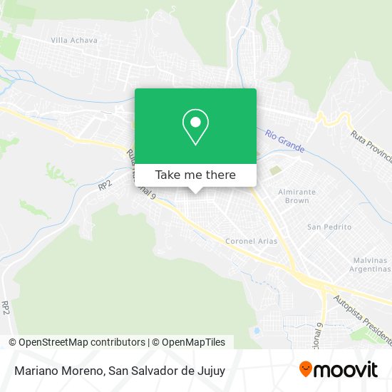Mariano Moreno map