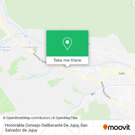 Honorable Consejo Deliberante De Jujuy map