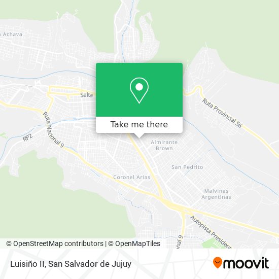Luisiño II map