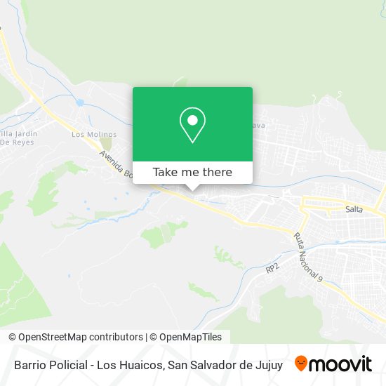 Barrio Policial - Los Huaicos map