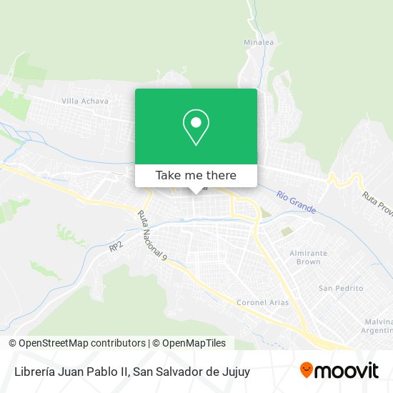 Librería Juan Pablo II map
