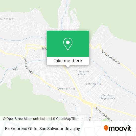 Ex Empresa Otito map