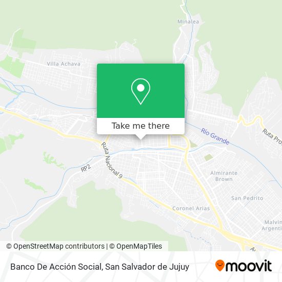 Banco De Acción Social map