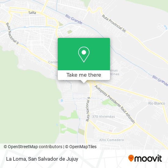 La Loma map