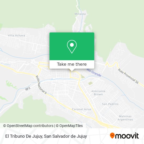 El Tribuno De Jujuy map
