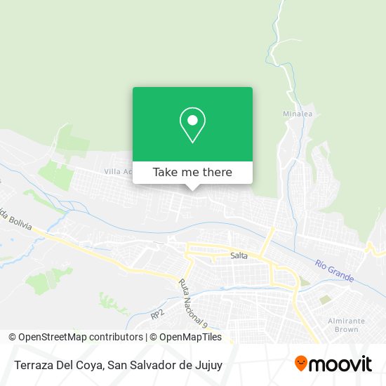 Mapa de Terraza Del Coya