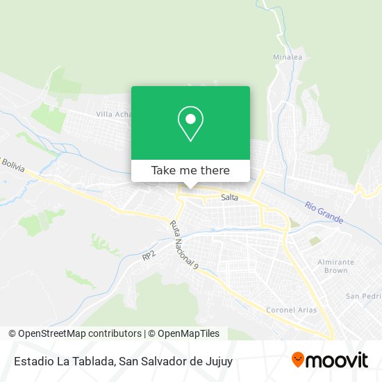 Estadio La Tablada map