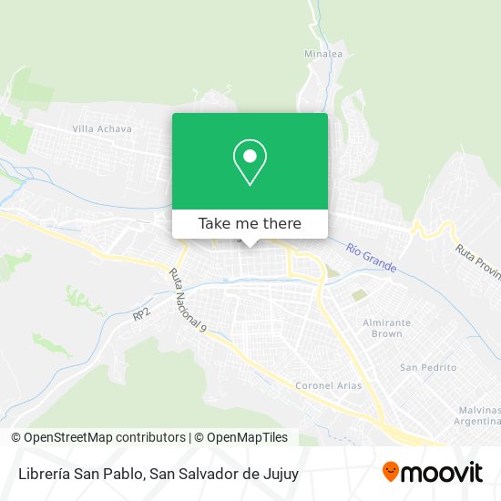 Mapa de Librería San Pablo