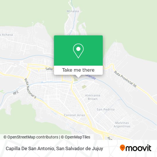 Capilla De San Antonio map