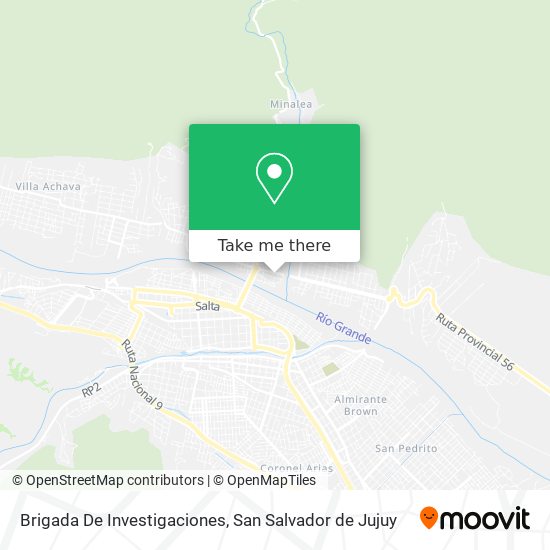 Brigada De Investigaciones map