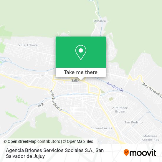 Agencia Briones Servicios Sociales S.A. map