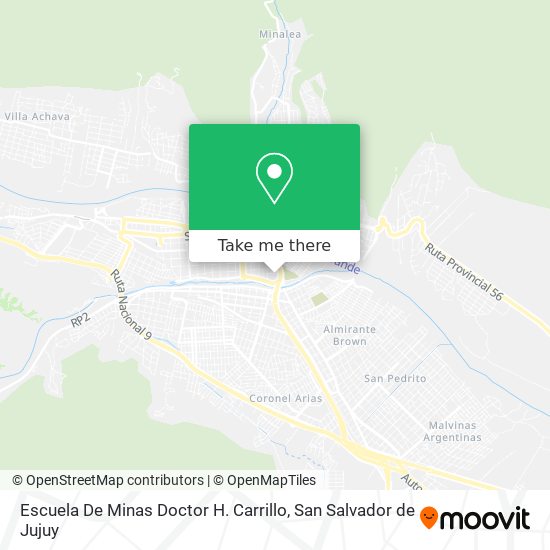 Escuela De Minas Doctor H. Carrillo map