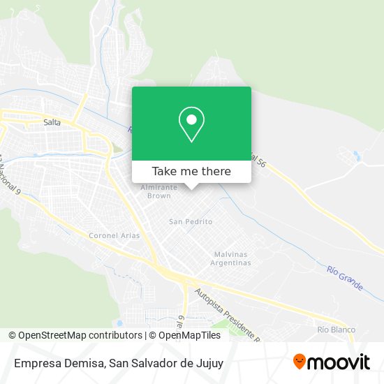 Empresa Demisa map