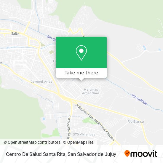 Centro De Salud Santa Rita map